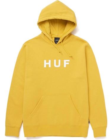 HUF SUDADERAS EN COLOR PARA HOMBRE AMARILLO