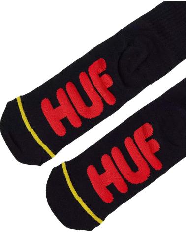 CHAUSSETTES HUF TT CREW SOCK SET NOIR NEGRO