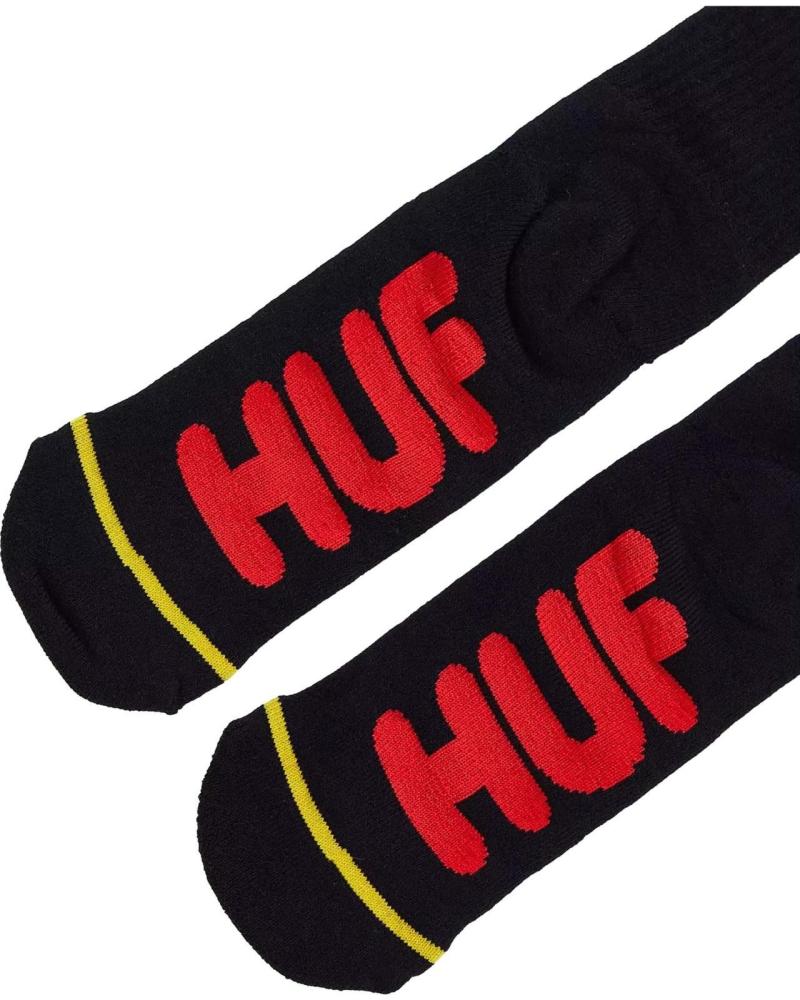 CHAUSSETTES HUF TT CREW SOCK SET NOIR NEGRO