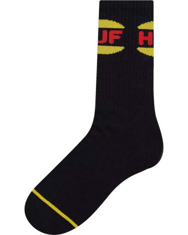 CHAUSSETTES HUF TT CREW SOCK SET NOIR NEGRO