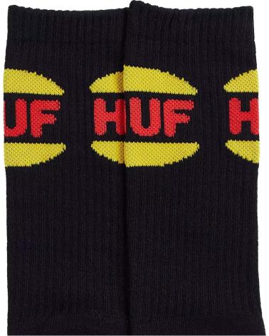 CHAUSSETTES HUF TT CREW SOCK SET NOIR NEGRO