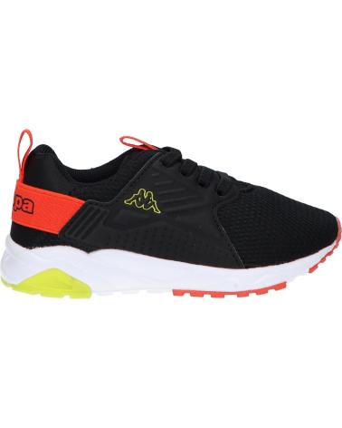 Scarpe sport per Bambina e Bambino KAPPA 33157XW SAN PUERTO A2L INF BB BLACK-ORANGE DK-GREEN LIME