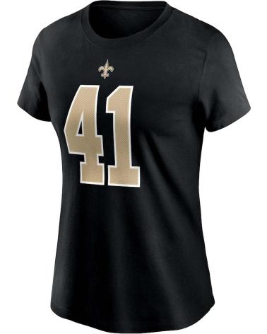 CAMISETA NIKE NFL NEW ORLEANS SAINTS ALVIN KAMARA #41 MASCULINA PRETA NEGRO