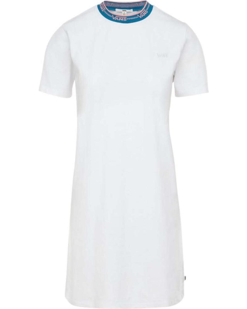 Início-VANS-OFF-THE-WALL-VESTIDOS-Y-FALDAS-VANS-EN-COLOR-PARA-MUJER-BLANCO