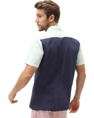 CAMISA CASUAL DICKIES BICOLOR AZUL PARA HOMEM AZUL