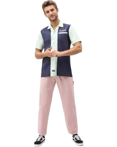 CAMISA CASUAL DICKIES BICOLOR AZUL PARA HOMEM AZUL