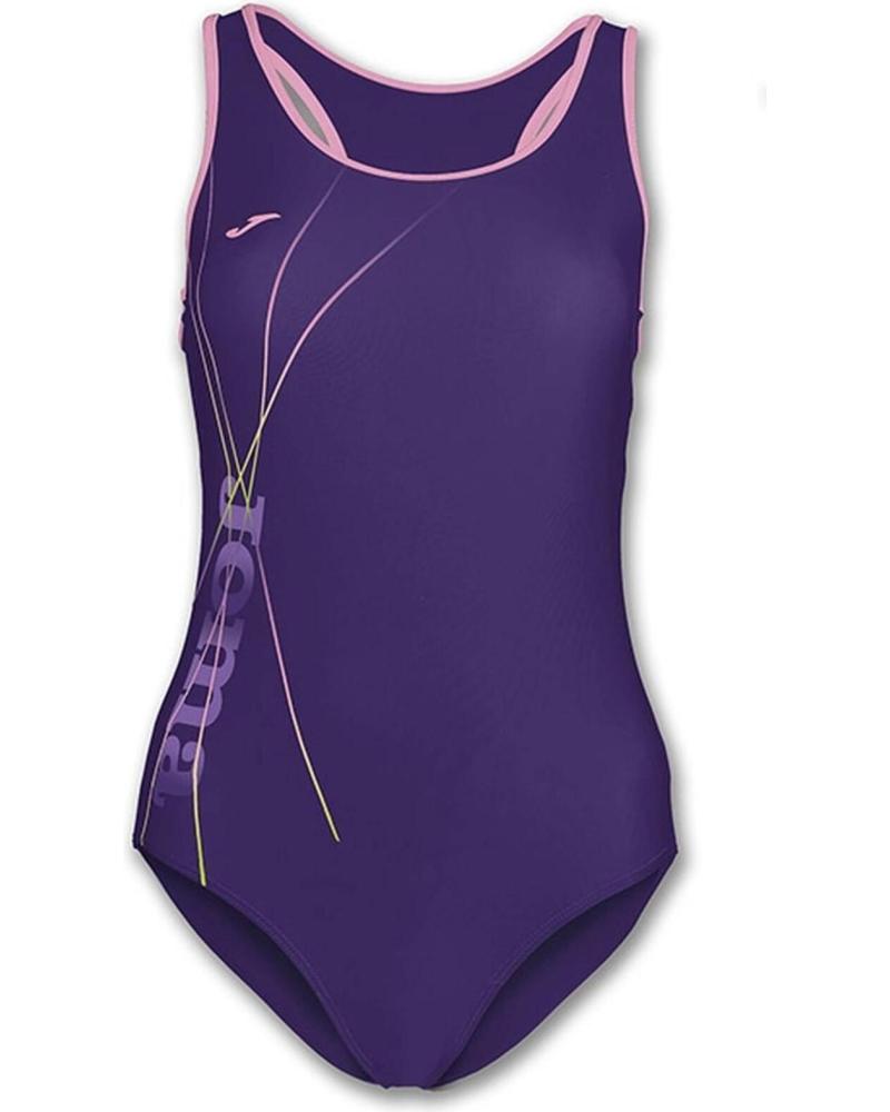 MAILLOT DE BAIN SPORTIF JOMA POUR FILLE VIOLET AVEC DESIGN LATÉRAL MORADO