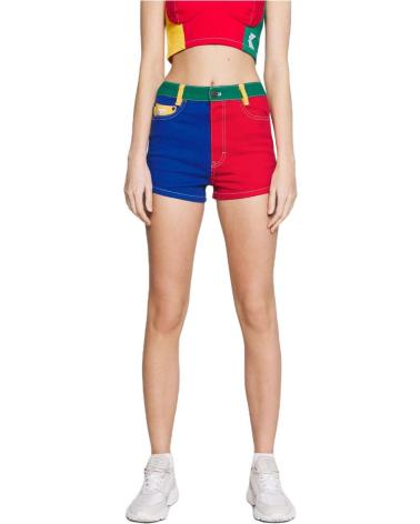 Accueil-KARL-KANI-PANTALONES-CORTOS-EN-COLOR-PARA-MUJER-ROJO
