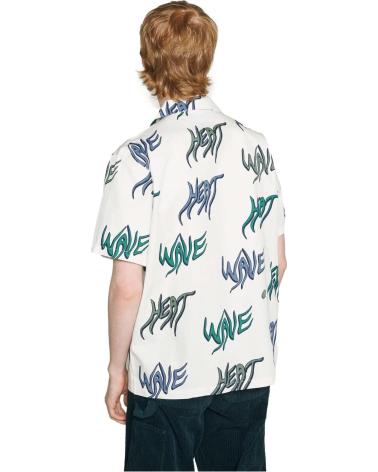 CAMISA CARHARTT WIP COM ESTAMPA GRÁFICA ABSTRATA BRANCA BLANCO