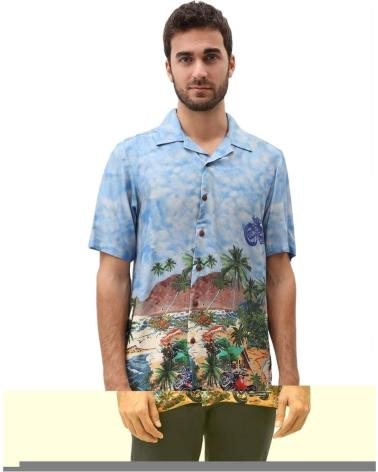 CAMISA DICKIES ESTAMPADO MOTOCICLETAS MULTICOR MULTICOLOR