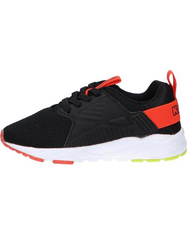 Scarpe sport per Bambina e Bambino KAPPA 33157XW SAN PUERTO A2L INF BB BLACK-ORANGE DK-GREEN LIME