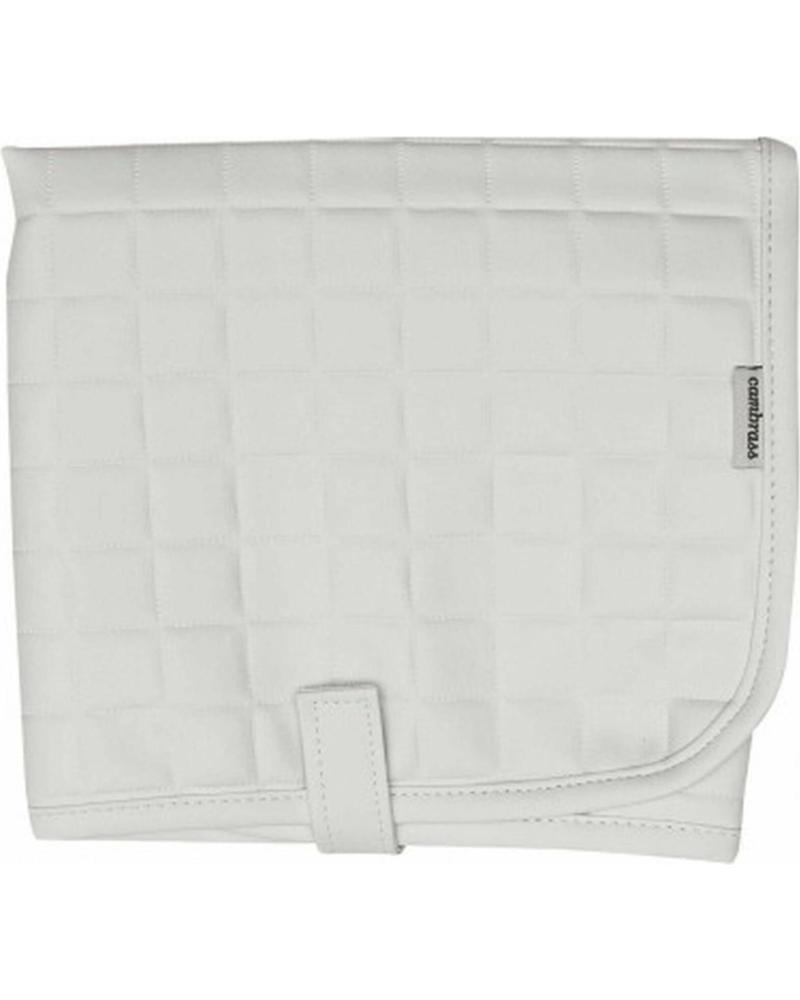 FALTBARE WICKELUNTERLAGE FÜR UNTERWEGS CAMBRASS FÜR BABYS - BEIGE BEIGE
