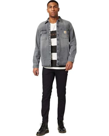 Início-BRIXTON-CAMISETAS-Y-POLOS-EN-COLOR-PARA-HOMBRE-NEGRO