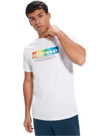 ELLESSE KURZARM-T-SHIRT SHR17634-WHITE IN WEISS FÜR HERREN BLANCO