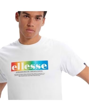 ELLESSE KURZARM-T-SHIRT SHR17634-WHITE IN WEISS FÜR HERREN BLANCO