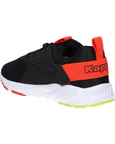 Scarpe sport per Bambina e Bambino KAPPA 33157XW SAN PUERTO A2L INF BB BLACK-ORANGE DK-GREEN LIME