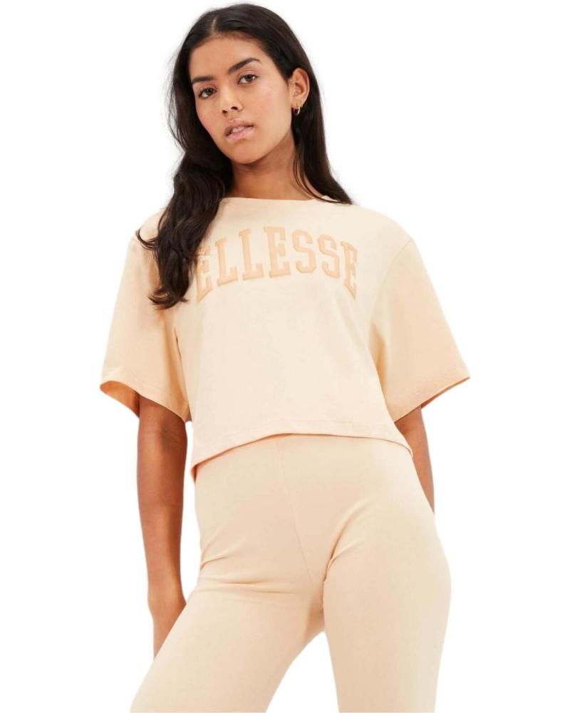 Home-ELLESSE-CAMISETAS-Y-POLOS-EN-COLOR-PARA-MUJER-BEIGE