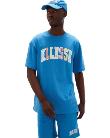 Camisas-casuais-para-homens-ELLESSE-CAMISETA-ELLESSE-CON-LOGO-ESTAMPADO-ARCHED-AZUL
