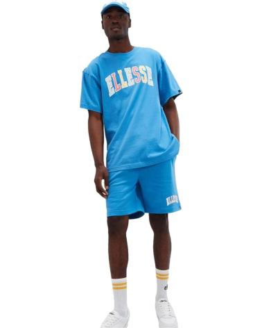 Camisas-casuais-para-homens-ELLESSE-CAMISETA-ELLESSE-CON-LOGO-ESTAMPADO-ARCHED-AZUL