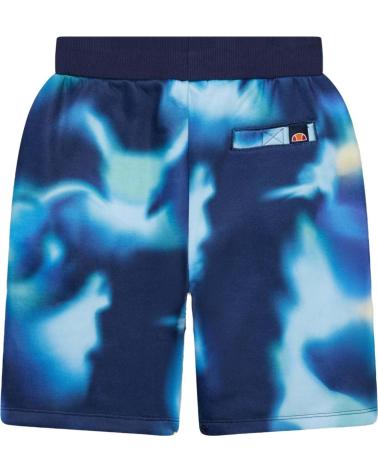 PANTALONCINI SPORTIVI ELLESSE CON STAMPA ASTRATTA MULTICOLORE MULTICOLOR