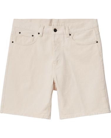 CARHARTT SHORT CLASSIQUE EN COTON BEIGE BEIGE