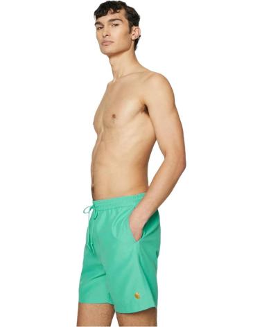 CARHARTT MEN'S GREEN SWIM SHORTS VERDE