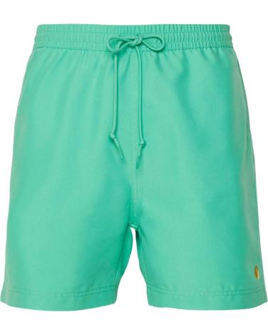 CARHARTT MEN'S GREEN SWIM SHORTS VERDE