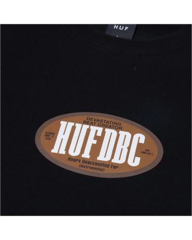HUF SUDADERAS EN COLOR PARA HOMBRE NEGRO