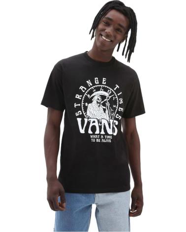 T-SHIRT VANS OFF THE WALL NOIR IMPRIMÉ NEGRO