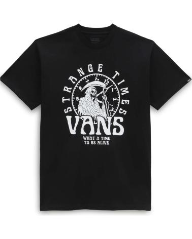 T-SHIRT VANS OFF THE WALL NOIR IMPRIMÉ NEGRO