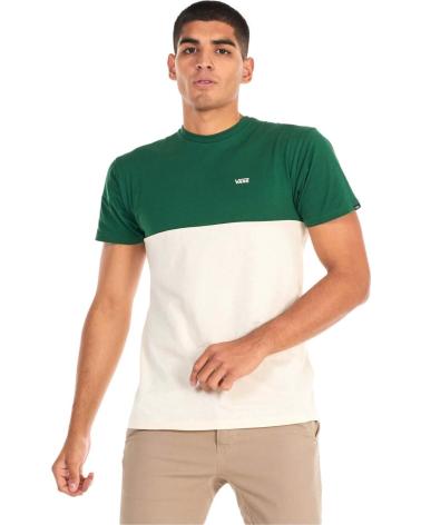 VANS OFF THE WALL ZWEIFARBIGES T-SHIRT GRÜN UND BEIGE FÜR HERREN MULTICOLOR