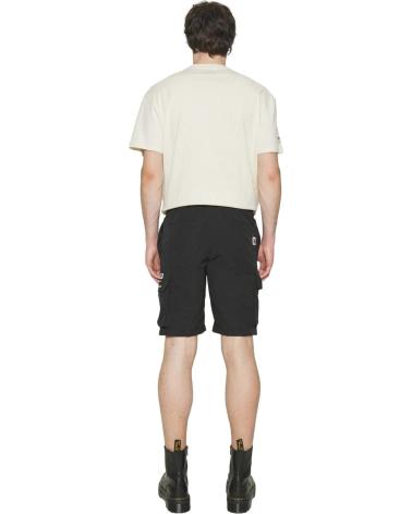 PANTALONCINI CARGO KARL KANI NERI CON STAMPA GRAFICA NEGRO