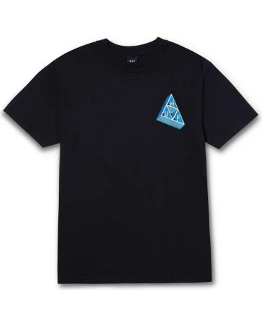 HUF T-SHIRT NOIR AVEC GRAPHIQUE HUF TRIANGLE NEGRO