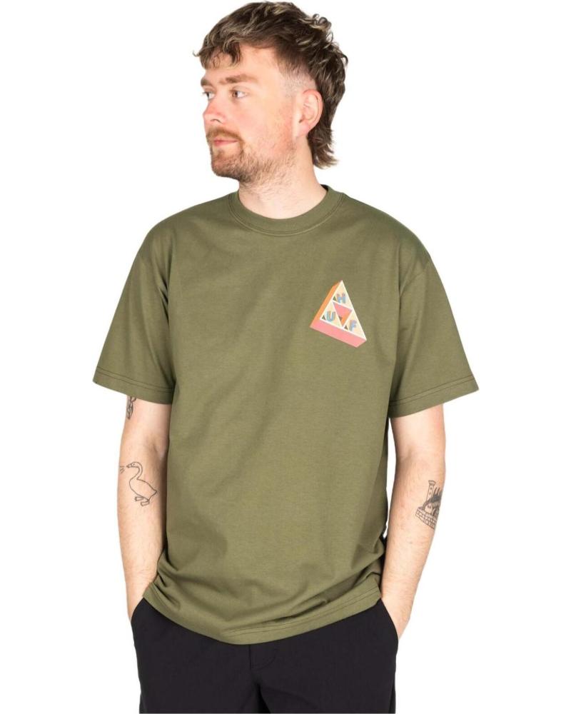Accueil-HUF-CAMISETAS-Y-POLOS-EN-COLOR-PARA-HOMBRE-VERDE