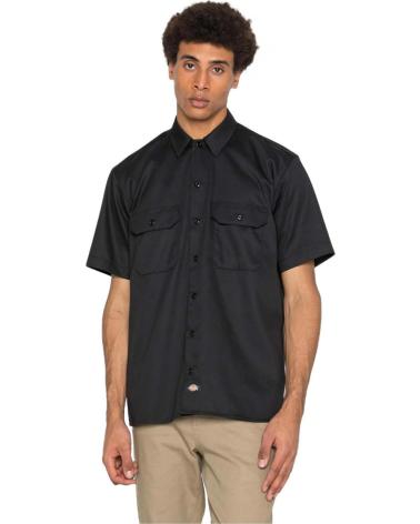 Accueil-DICKIES-CAMISAS-EN-COLOR-PARA-HOMBRE-NEGRO