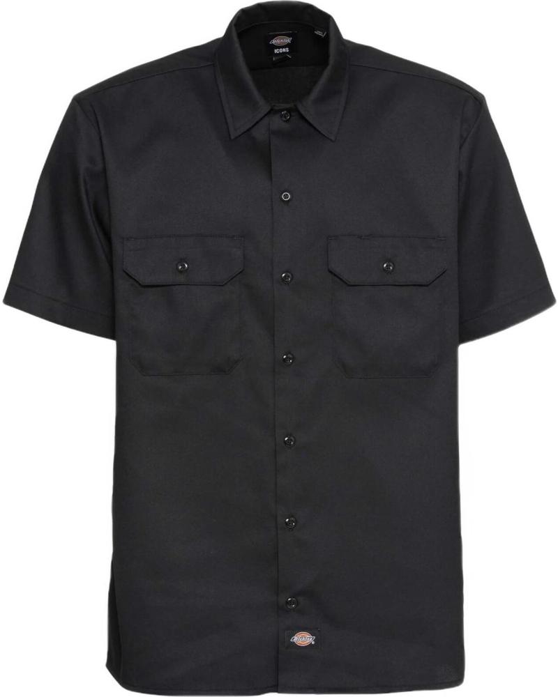 Accueil-DICKIES-CAMISAS-EN-COLOR-PARA-HOMBRE-NEGRO