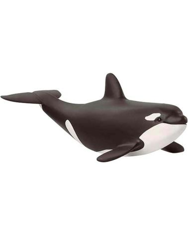 PERSONAGGIO ORCA SCHLEICH REALISTICO – GIOCATTOLO EDUCATIVO PER BAMBINI E COLLEZIONISTI BLANCO