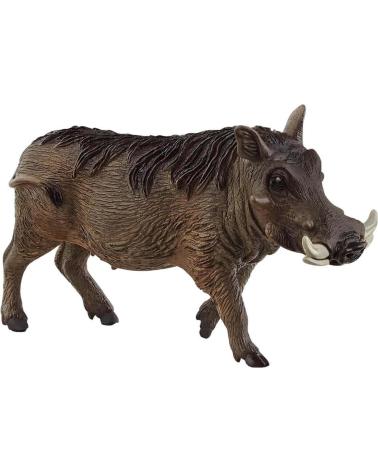 FIGURINA SCHLEICH CINGHIALE VERRUCOSO - REPLICA DETTAGLIATA ANIMALE SELVATICO ROJO