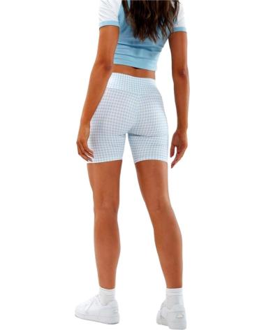 ELLESSE BLUE PLAID SHORT LEGGINGS AZUL