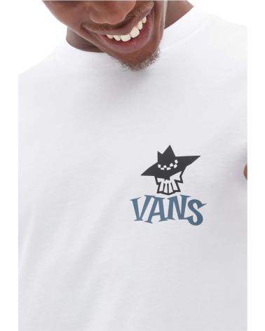 VANS OFF THE WALL T-SHIRT STAMPA SCHIENA BIANCA BLANCO