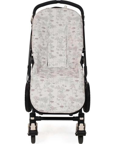 MATELAS UNIVERSEL POUR POUSSETTE PASITO A PASITO GRIS IMPRIMÉ GRIS