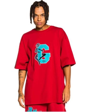 T-SHIRT GRIMEY ROSSA CON STAMPA GRAFICA ROJO