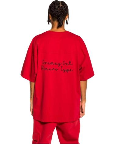 T-SHIRT GRIMEY ROSSA CON STAMPA GRAFICA ROJO