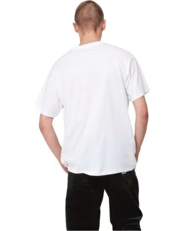 CAMISETA CARHARTT WIP S/S SCRIPT EMBROIDERY BLANCA MULTICOLOR MULTICOLOR