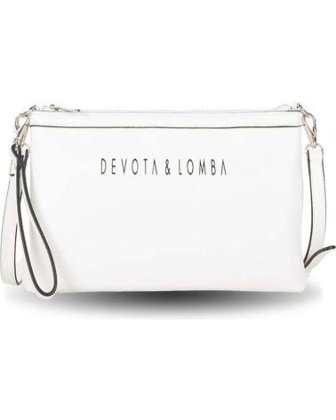 BORSA A TRACOLLA DEVOTA LOMBA BIANCA MINIMALISTA BLANCO