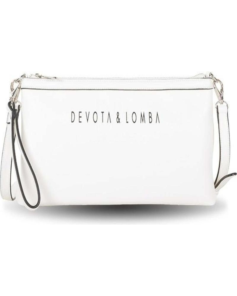 DEVOTA LOMBA MINIMALIST WHITE SHOULDER BAG BLANCO