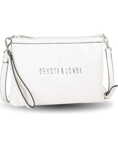 DEVOTA LOMBA MINIMALIST WHITE SHOULDER BAG BLANCO