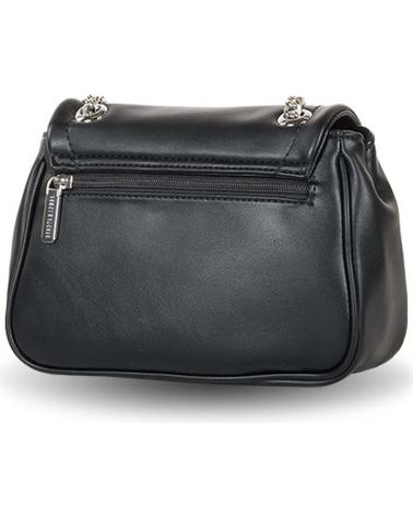 BORSA A SPALLA DEVOTA LOMBA NERA CON CATENA NEGRO