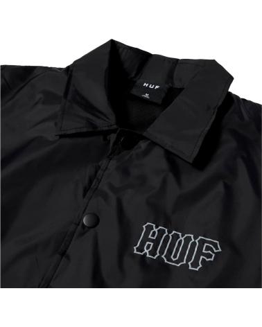 HUF BLACK COACH JACKET FOR MEN NEGRO
