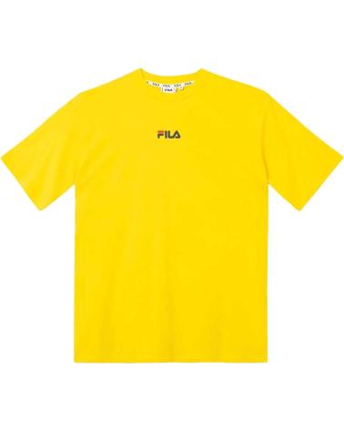 FILA YELLOW LOGO T-SHIRT FOR MEN AMARILLO